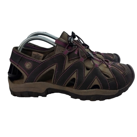 Northside Shoes - Northside Burke II Sport Sandals Women 9 Gray Purple Hiking Water Shoes 214004W